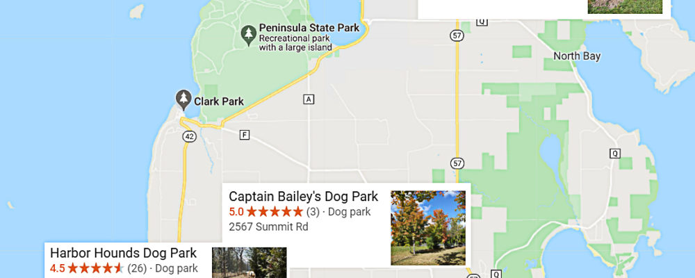 dog park map